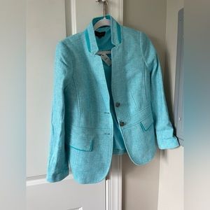 NWT Talbots blue blazer size 6